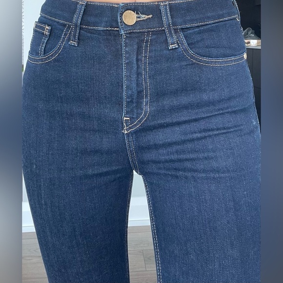 RIVER ISLAND - Skinny Mid Rise Navy Blue Jeans - Picture 11 of 13